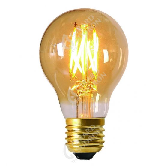 STANDARD A60 | FILAMENT LED | 8W | E27 | 2200K | 600LM | DIMMABLE | AMBER