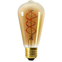 EDISON | FILAMENT LED | TWISTED | 4W | E27 | 2000K | 200LM | DIMMABLE | AMBER